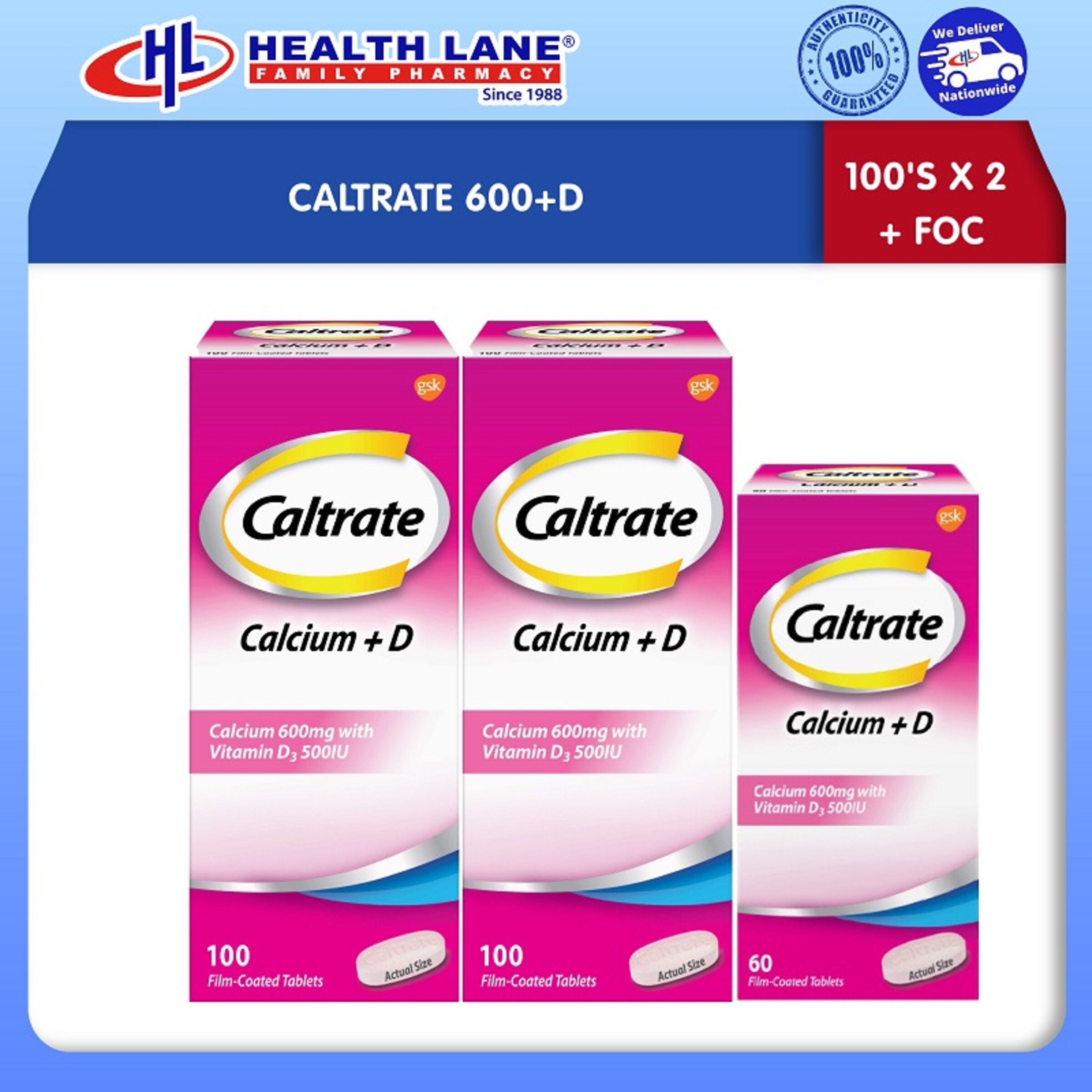 CALTRATE 600+D 100'Sx2+FOC